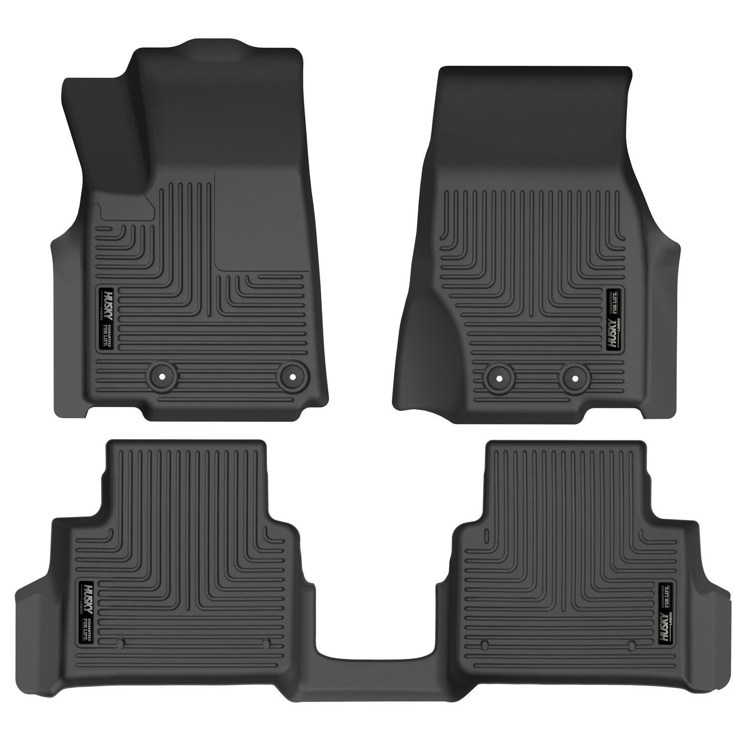 Husky Liners Front and 2nd Seat Floor Liners (2021 Grand Cherokee L) - 99181