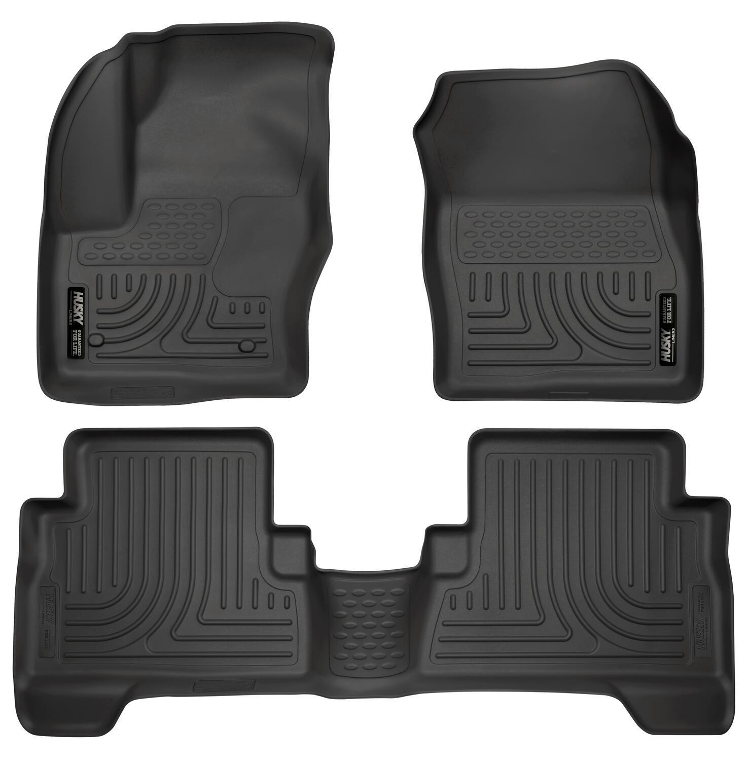 Husky Liners Front and 2nd Seat Floor Liners (2013-2019 Escape, C-Max) - 99741