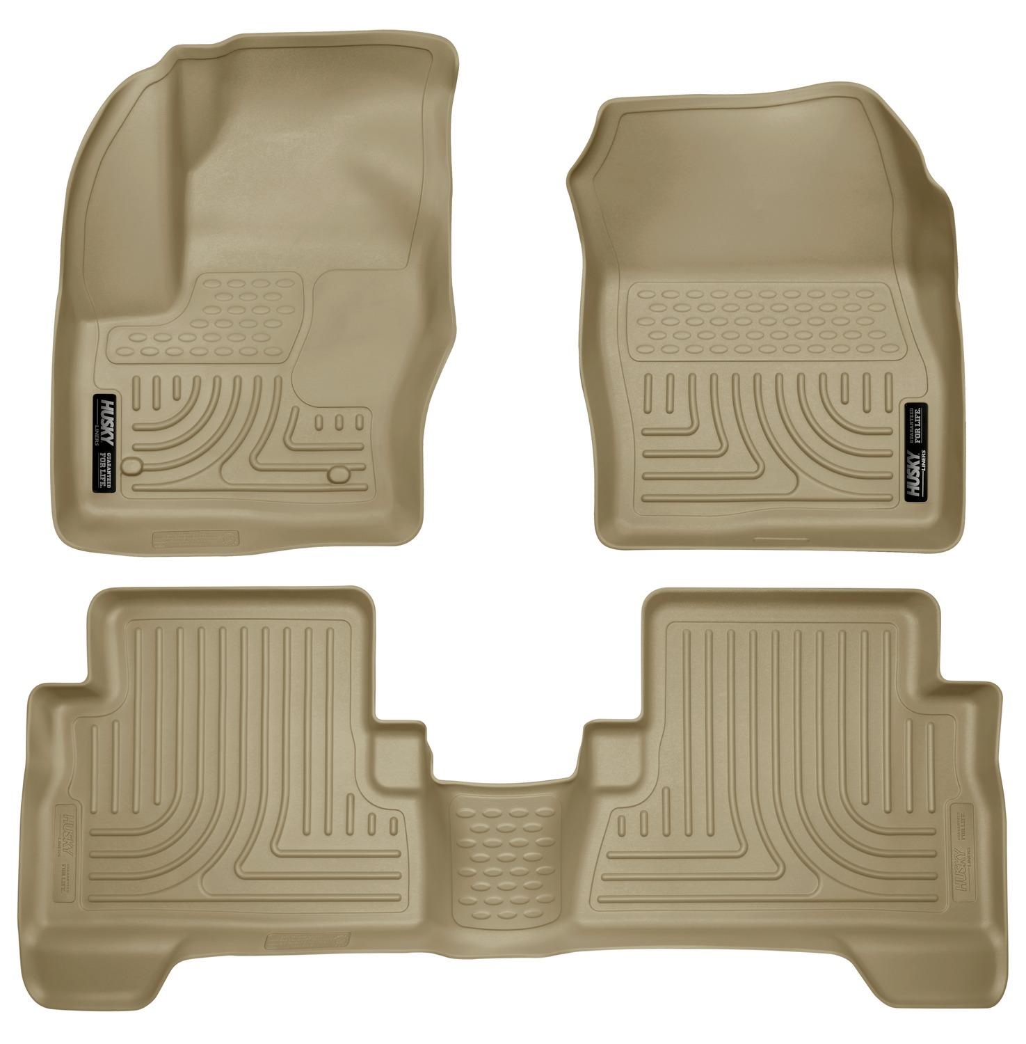 Husky Liners Front and 2nd Seat Floor Liners (2013-2019 Escape, C-Max) - 99743