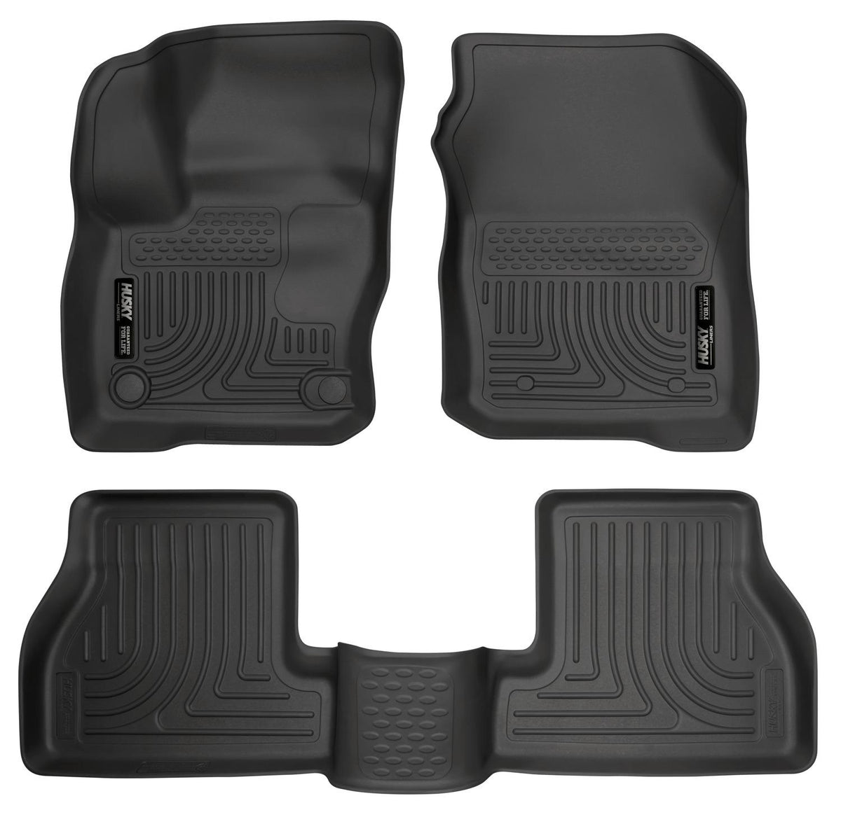 Husky Liners Front and 2nd Seat Floor Liners (2016-2018 Focus RS) - 99781