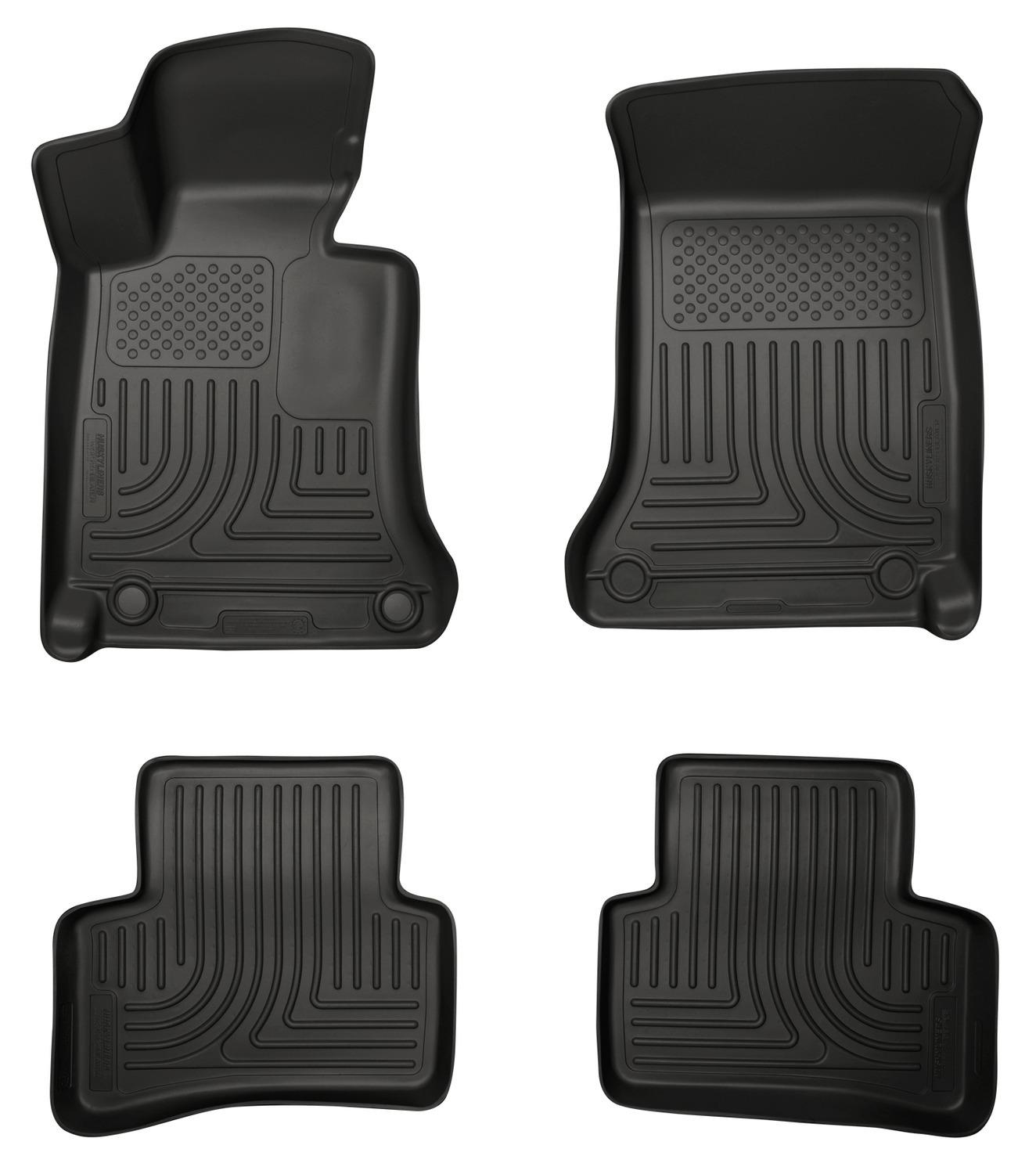Husky Liners Front and 2nd Seat Floor Liners (2008-2014 C300, C350, C250) - 99811