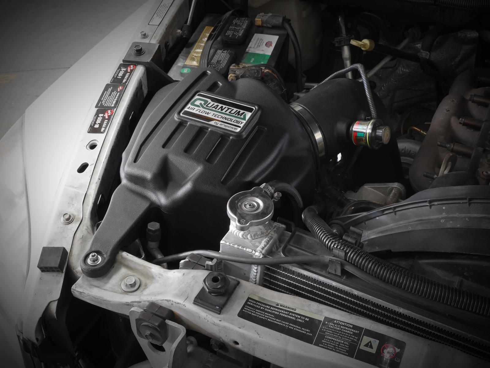 aFe Quantum Cold Air Intake System w/ Pro 5R Filter Media (2003-2007 Dodge Diesel Trucks L6-5.9L(td)) - 53-10032R