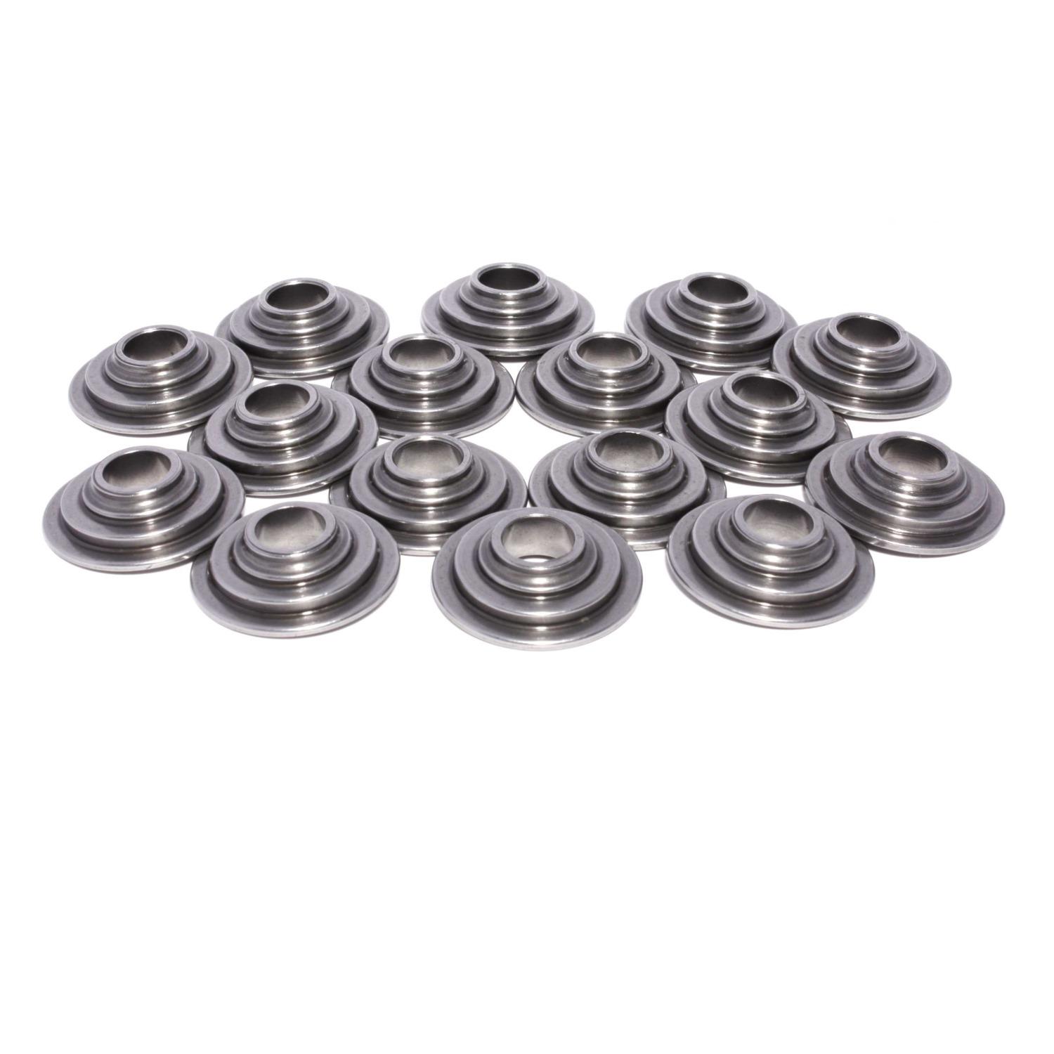 Comp Cams 7 Degree Titanium Retainer Set of 16 for 26921 Spring w/ 8mm Valve Stem - 754-16