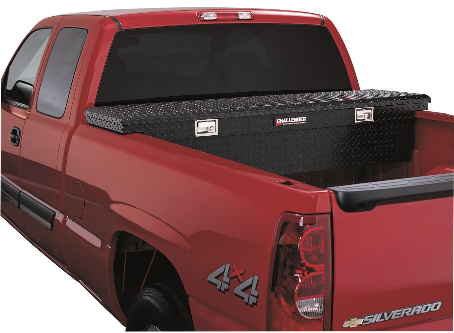 Lund Challenger Low Profile Single Lid Crossover Storage Box (1961-2010 Chevrolet, Dodge, Ford, GMC, Lincoln, Toyota Fitment) - 75400LP