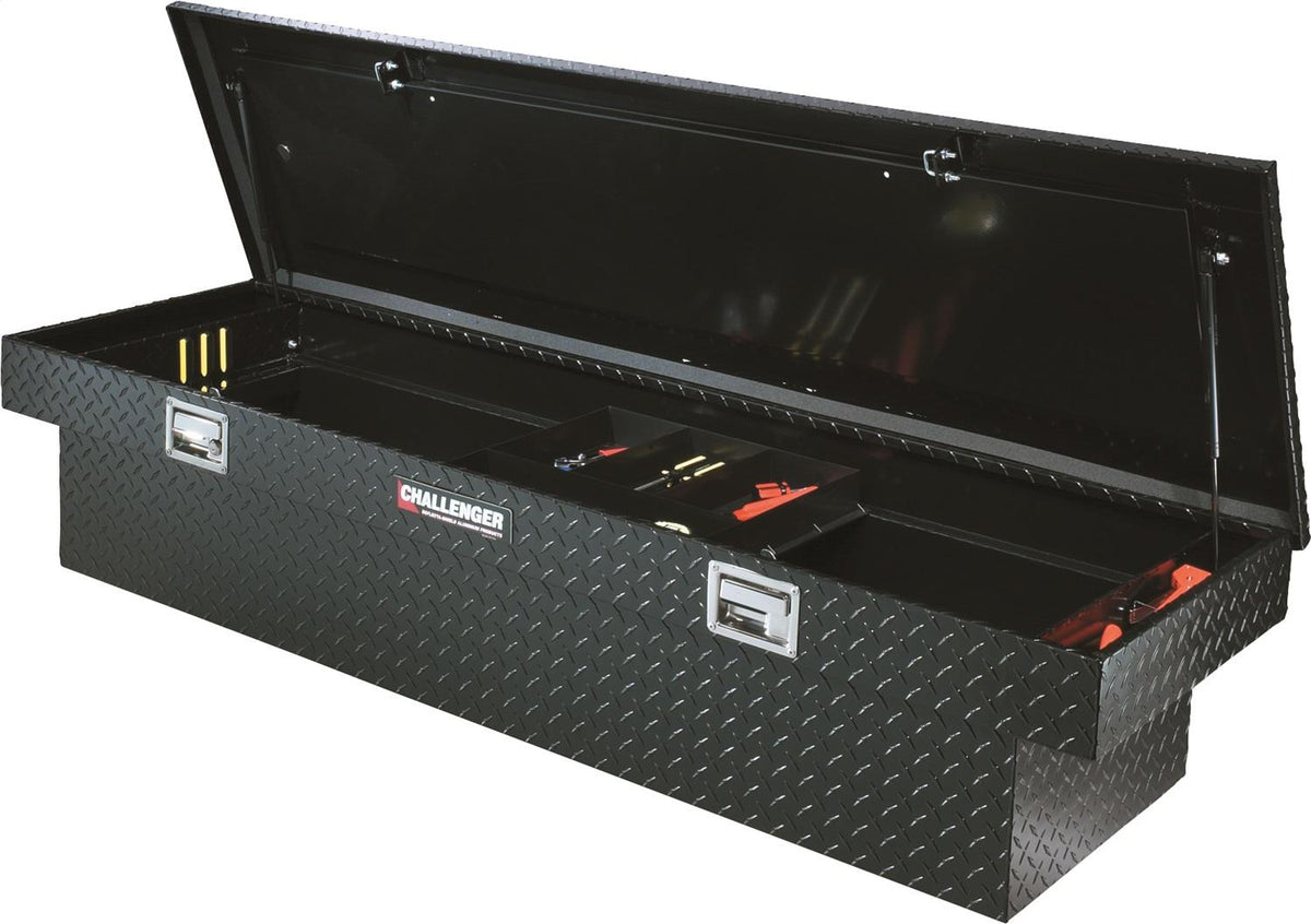 Lund Challenger Single Lid Crossover Storage Box (1961-2010 Chevrolet, Dodge, Ford, GMC, Toyota Fitment) - 75400