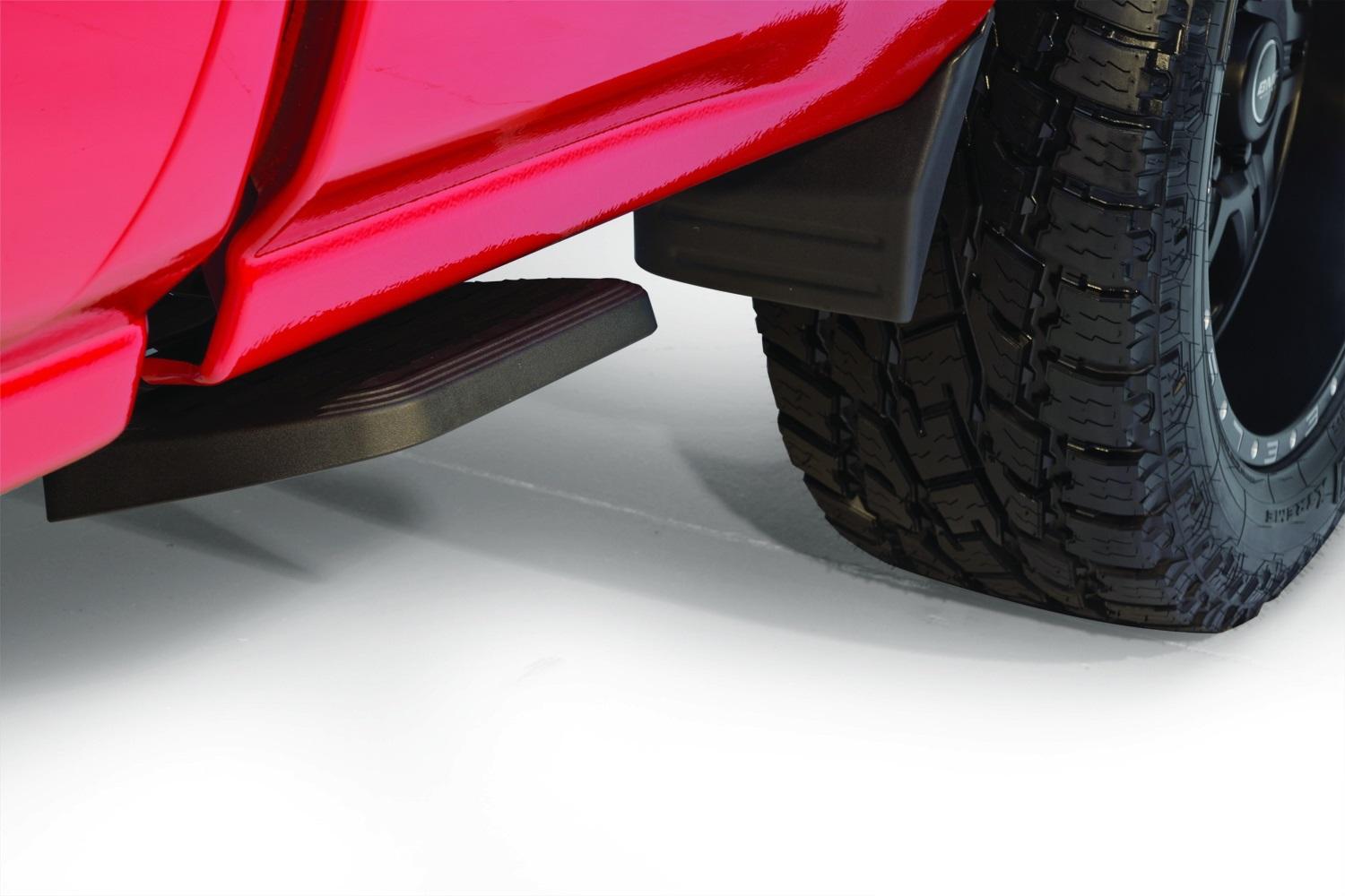AMP Research Bedstep 2 Flp Dwn Side Bmpr Stp 14-18 Slv/Sra 1500 (LD/Ltd), 15-19 Slv/Sra HD (2014-2019 Sierra 1500 Limited, Silverado 1500 LD, Sierra 1500, Sierra 3500 HD, Sierra 2500 HD, Silverado 1500, Silverado 2500 HD, Silverado 3500 HD) - 75407-01A