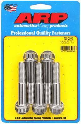 ARP 1/2-20 x 2.500 12pt SS bolts - 755-2500