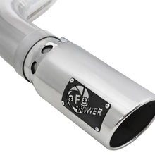 AFE Large Bore-HD 4 IN 409 Stainless Steel DPF-Back Exhaust System w/ Polished Tip Ford F-150 2021 V6-3.0L (td) - 49-43143-P