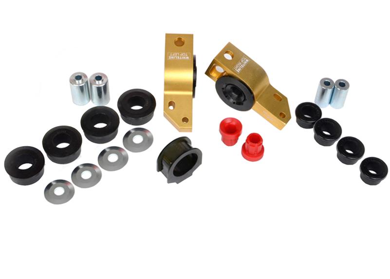 Whiteline Performance Essential Vehicle Kit Essential Front And Rear Vehicle Kit Contains W0503, Kca316, W13204 And W0504 Whiteline (2004-2018 A3, A3 Quattro, Passat, Jetta, Rabbit, GTI, Golf, Eos, TT Quattro, TT, Tiguan, TTS Quattro, Passat CC, TT RS Qua