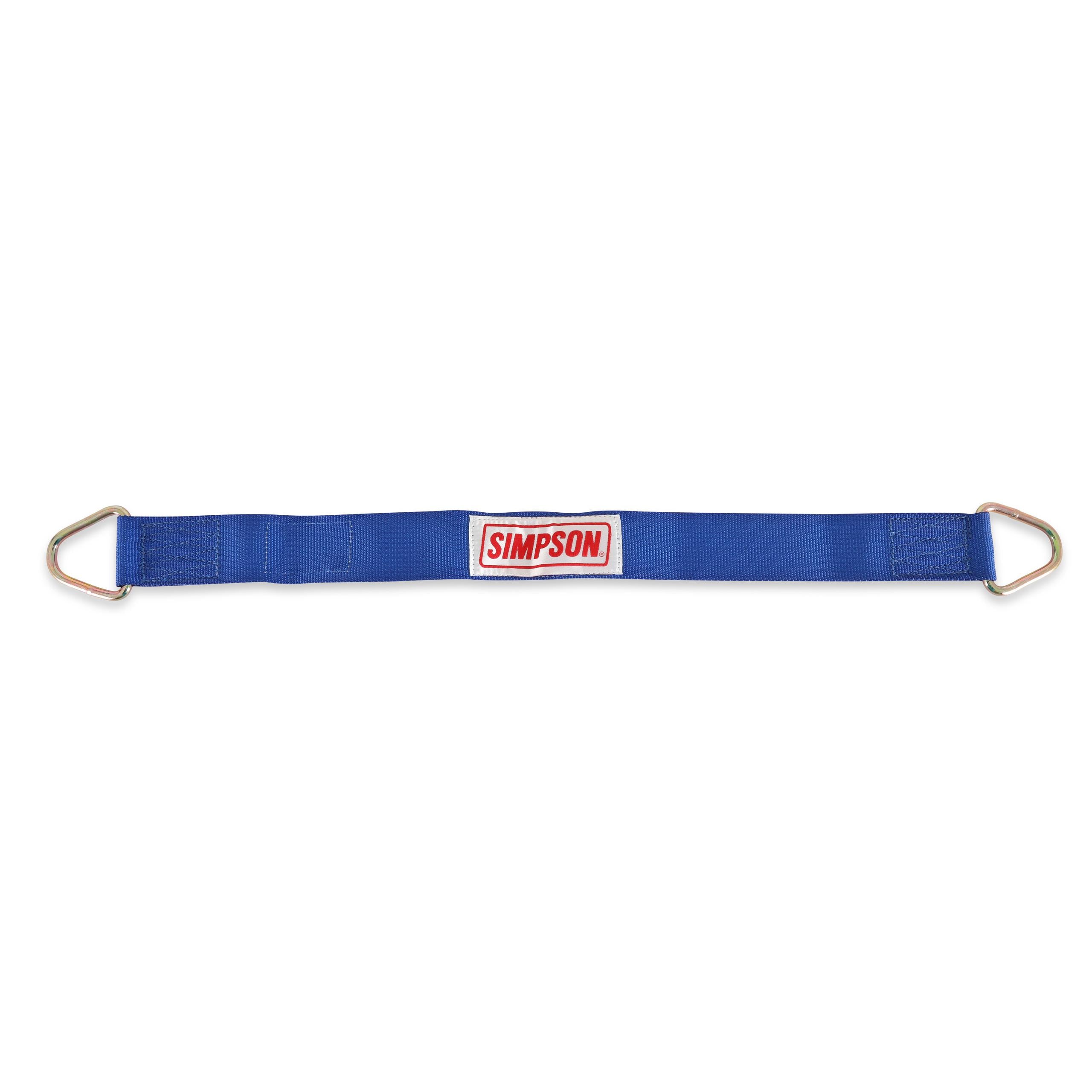 Simpson Racing Racing Junkyard Dog Axle Strap - Blue - 35010BJ