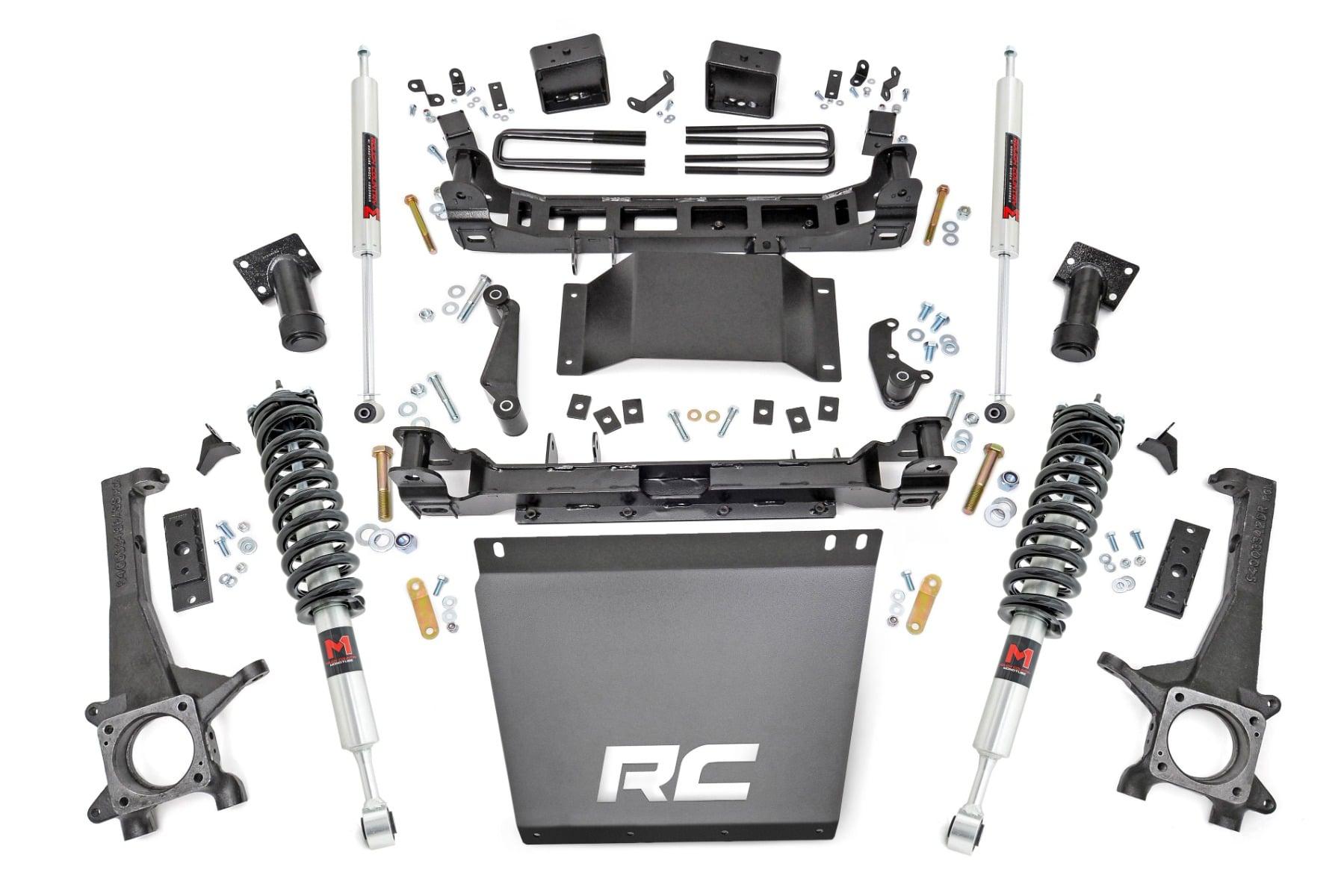 Rough Country 6 Inch Lift Kit M1 Struts/M1 Toyota Tacoma 2WD/4WD (2016-2023) (2016-2023 Tacoma) - 75840