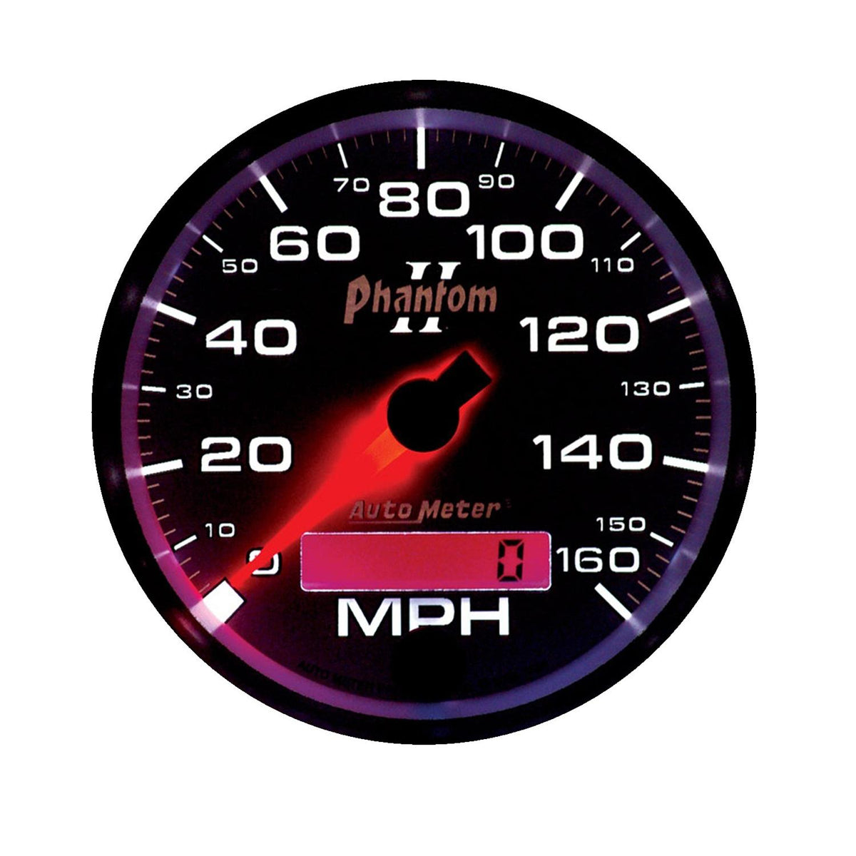 Auto Meter 3-3/8" SPEEDOMETER, 0-160 MPH, PHANTOM II - 7588
