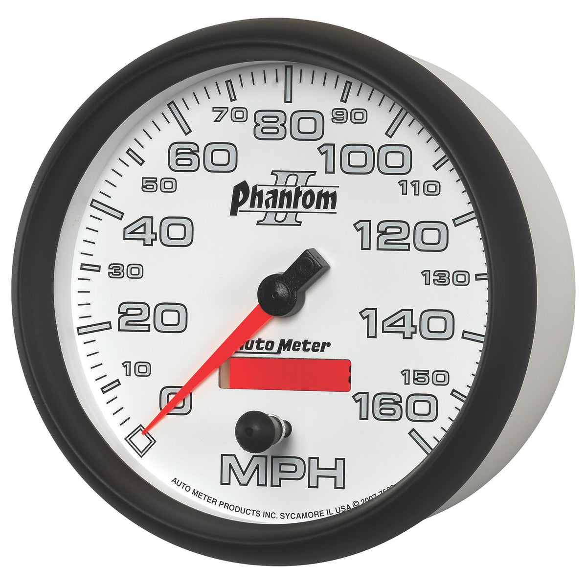 Auto Meter 5" SPEEDOMETER, 0-160 MPH, PHANTOM II - 7589