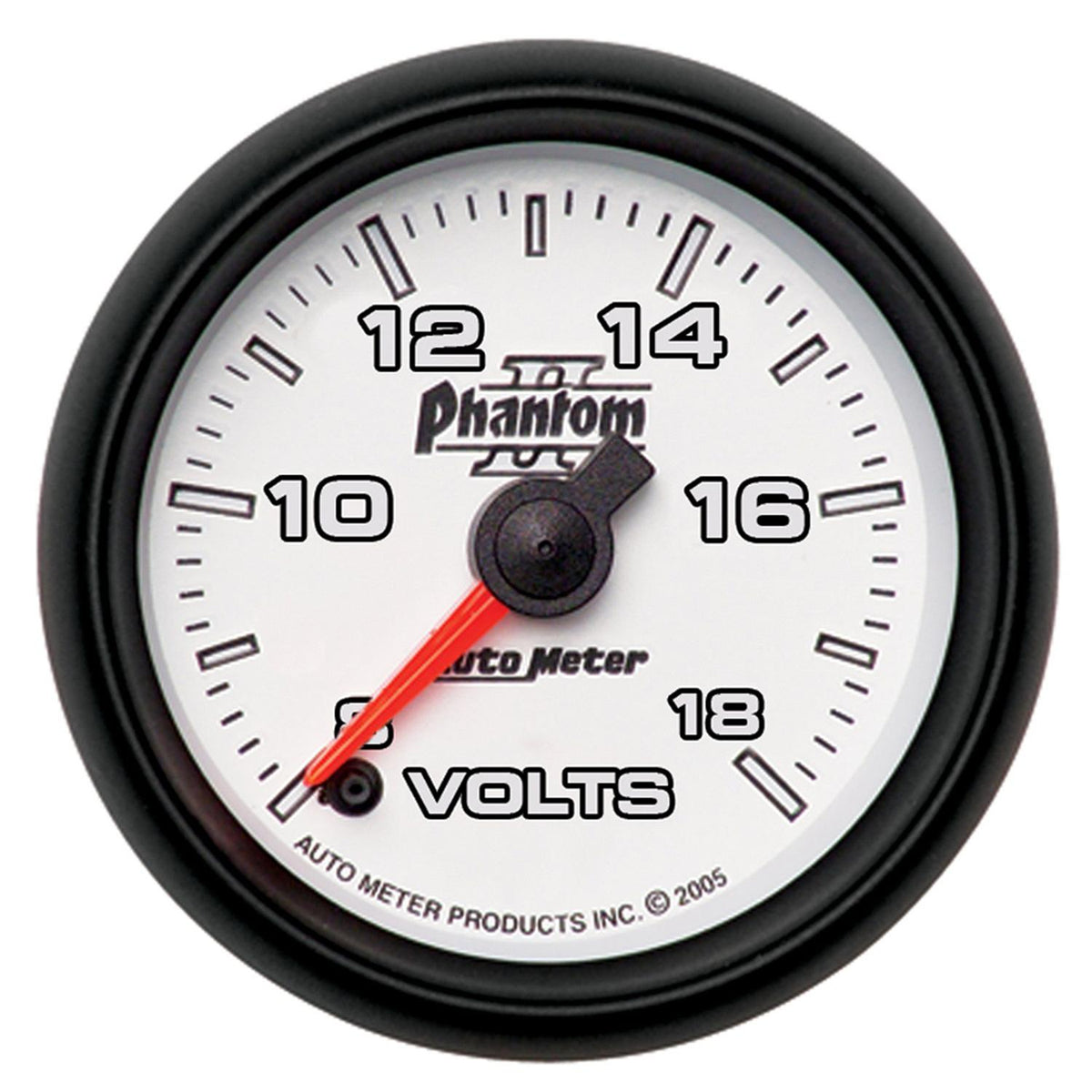 Auto Meter 2-1/16" VOLTMETER, 8-18V, PHANTOM II - 7591