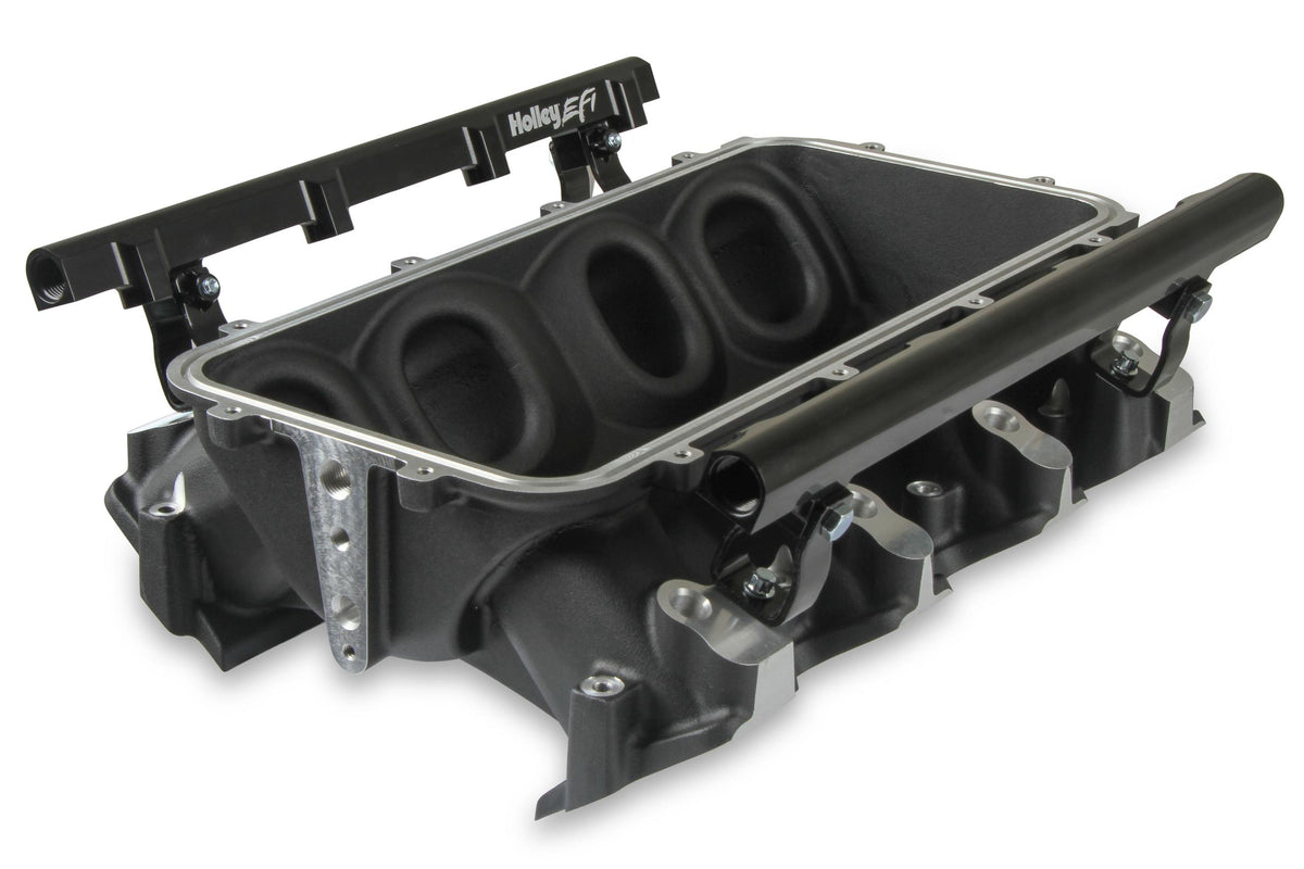Holley EFI Lo-Ram Intake Manifold Base - 300-670BK