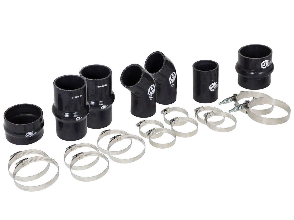AFE BladeRunner Intercooler Couplings & Clamps Kit; aFe Tubes Only (2011-2014 F-150) - 46-20120A