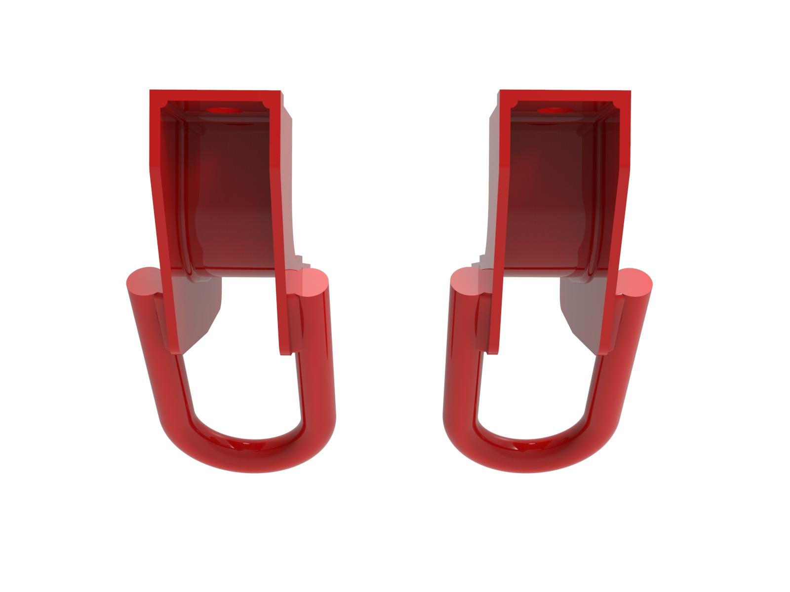 aFe CONTROL Front Tow Hook Red (2022 Toyota Tundra V6-3.5L(tt)) - 450-72T001-R