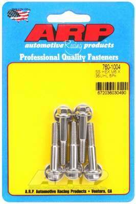 ARP M6 x 1.00 x 35 hex SS bolts - 760-1004