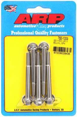 ARP M6 x 1.00 x 60 hex SS bolts - 760-1009