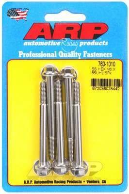 ARP M6 x 1.00 x 65 hex SS bolts - 760-1010