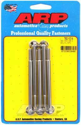 ARP M6 x 1.00 x 90 hex SS bolts - 760-1014
