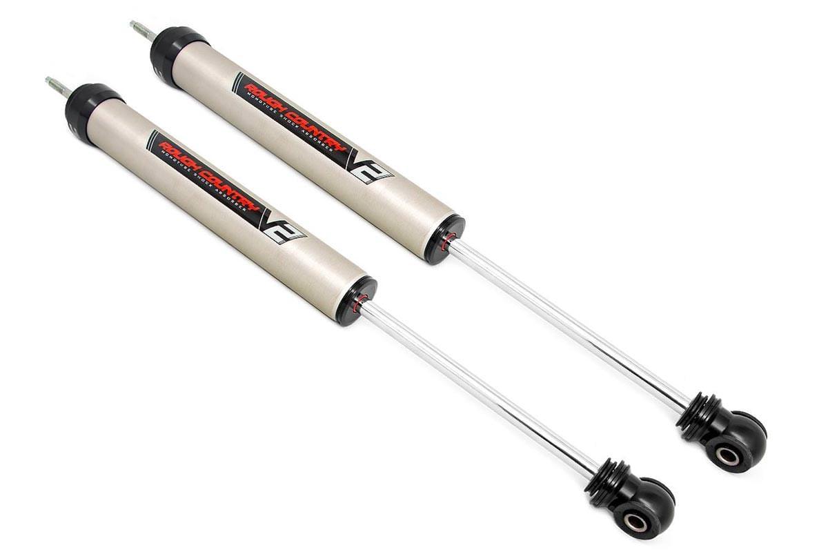 Rough Country V2 Front Shocks 0.5-2.5 Inch 07-18 Jeep Wrangler JK Rough Country - 760826_A