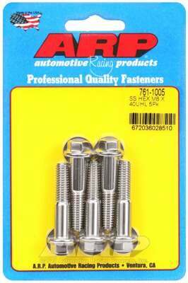 ARP M8 x 1.25 x 40 hex SS bolts - 761-1005