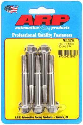 ARP M8 x 1.25 x 60 hex SS bolts - 761-1009