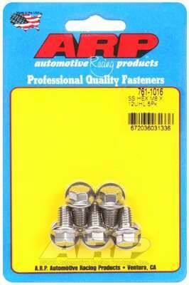 ARP M8 x 1.25 x 12 hex SS bolts - 761-1016