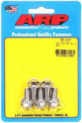 ARP M8 x 1.25 x 16 hex SS bolts - 761-1017