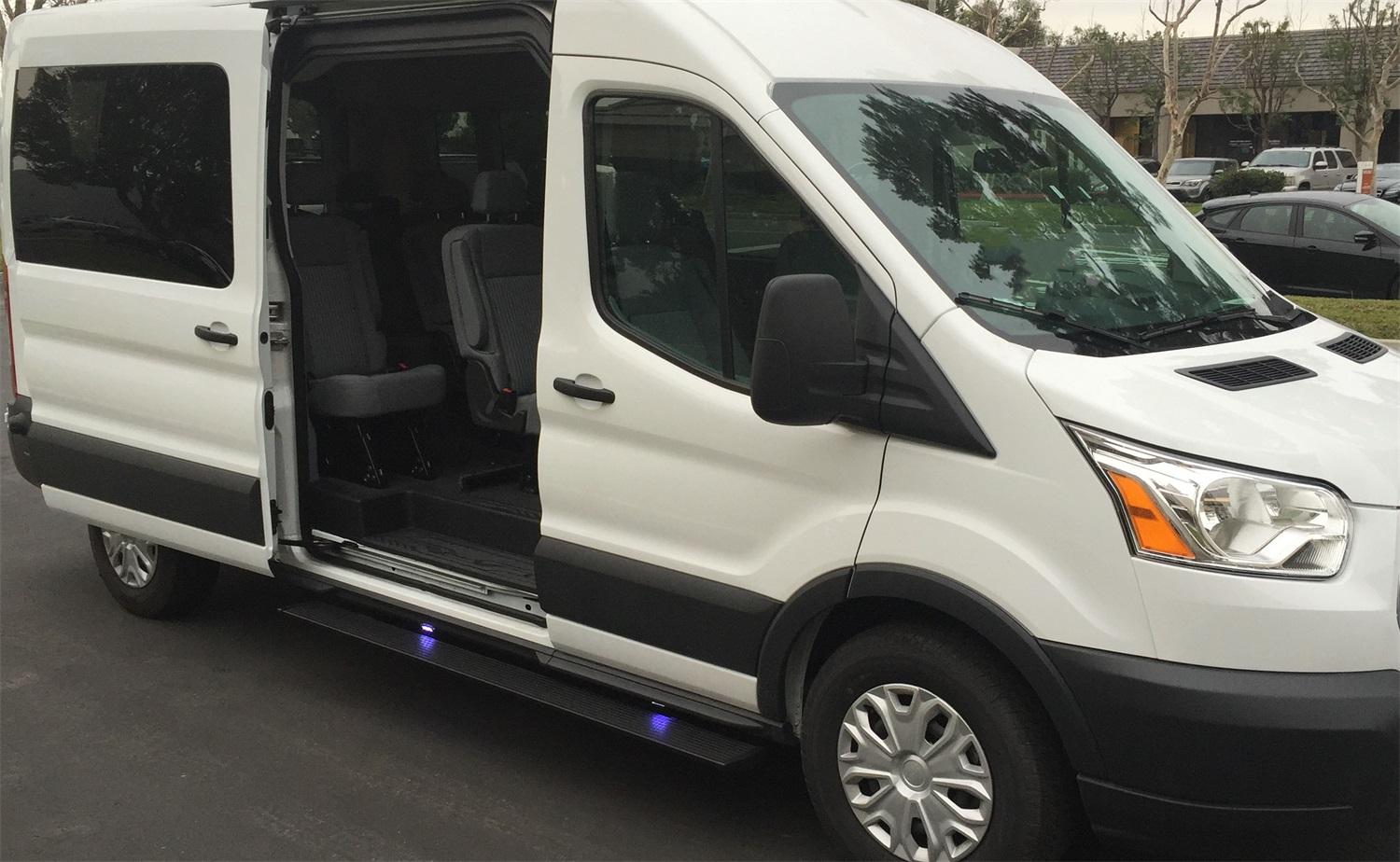 AMP Research Powerstep Plug-N-Play - 20-21 Ford Transit (Driver and Passenger side), Gas Only (2020-2021 Transit-150, Transit-250, Transit-350, Transit-350 HD) - 76260-01A