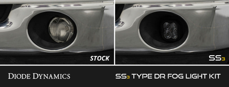Diode Dynamics 02-08 Dodge Ram 1500/2500/3500 SS3 Fog Light Kit - White Max