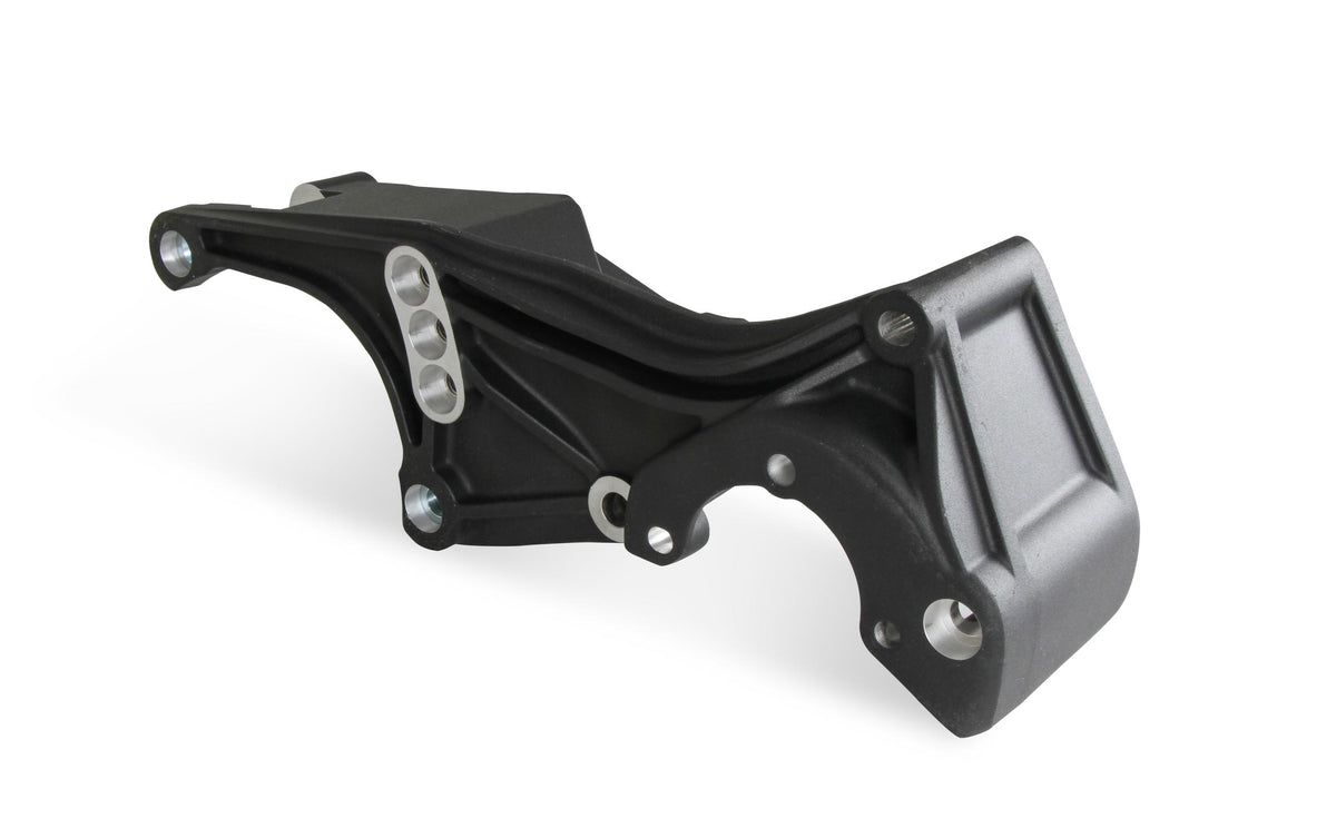 Holley Low LS Complete Accessory Drive System (Alt, P/S &amp; A/C)- Black Finish.  - 20-162BK