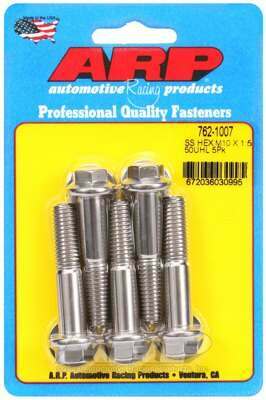 ARP M10 x 1.50 x 50 hex SS bolts - 762-1007