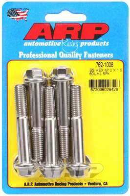 ARP M10 x 1.50 x 60 hex SS bolts - 762-1008
