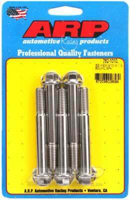 ARP M10 x 1.50 x 80 hex SS bolts - 762-1010