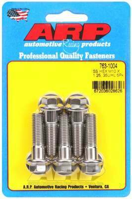 ARP M10 x 1.25 x 35 hex SS bolts - 763-1004