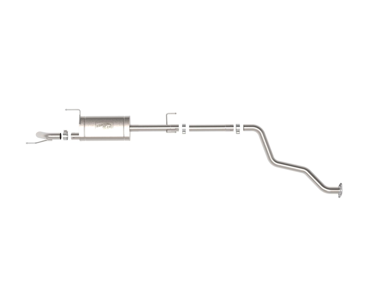aFe ROCK BASHER 2.5" 409 Stainless Steel Cat-Back Exhaust System (2024 Toyota Tacoma 2.4L (t) ) - 49-46073