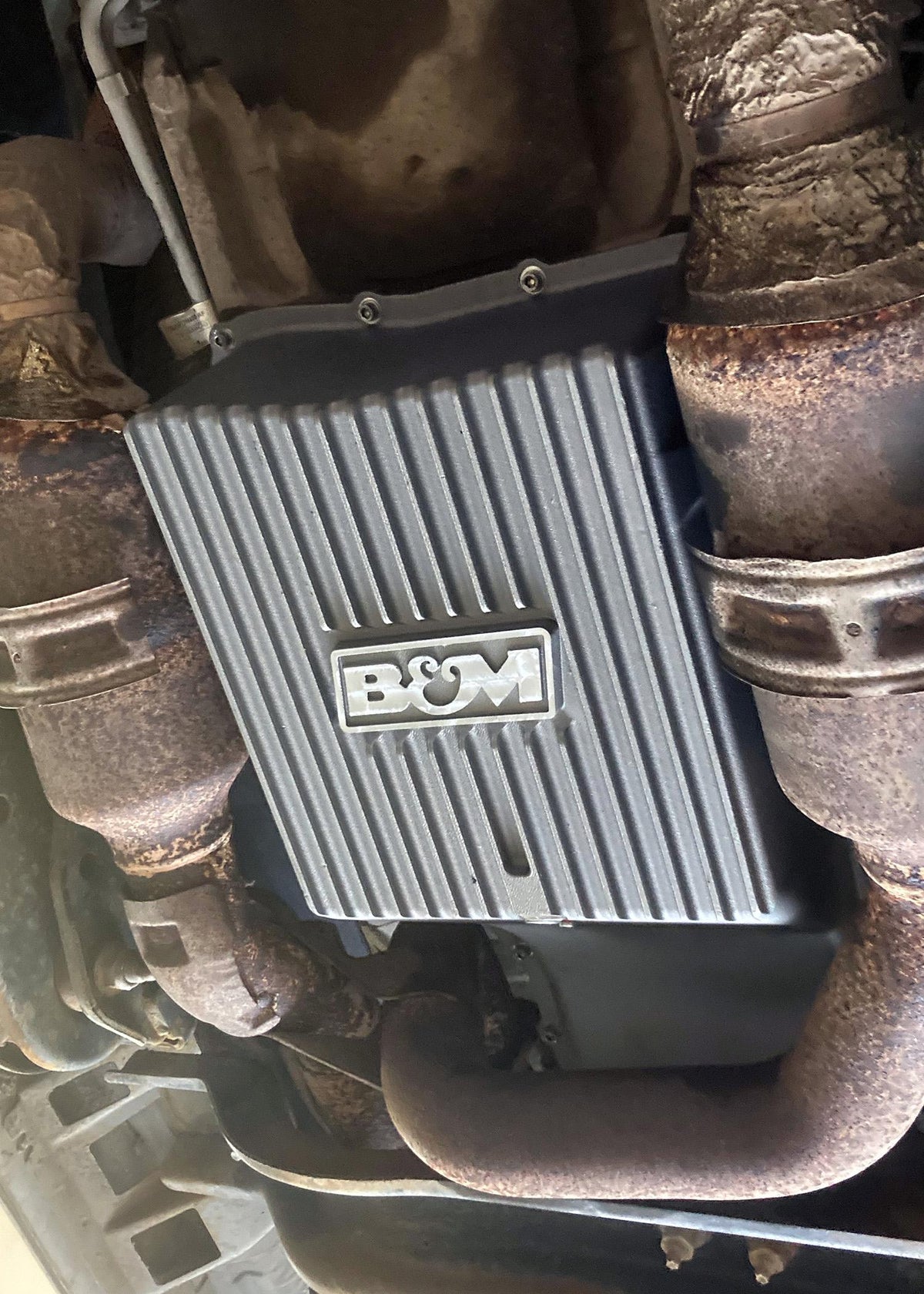 B&M Hi-Tek Transmission Oil Pan - 70397
