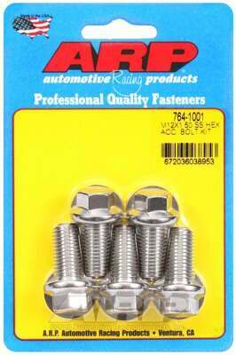 ARP M12 x 1.50 x 25 hex SS bolts - 764-1001