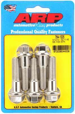 ARP M12 x 1.50 x 45 hex SS bolts - 764-1005
