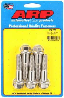 ARP M12 x 1.50 x 50 hex SS bolts - 764-1006