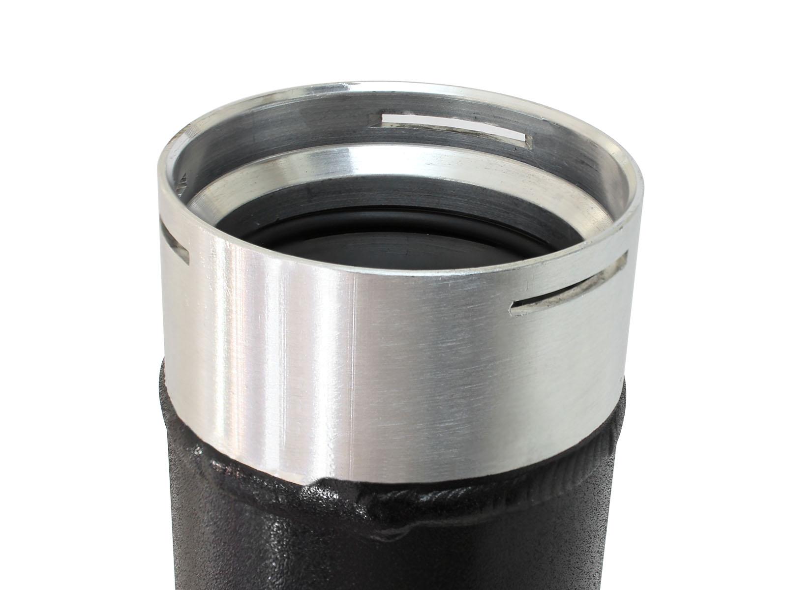 AFE BladeRunner 3 IN Aluminum Hot and Cold Charge Pipe Kit Black (2011-2016 F-250 Super Duty, F-350 Super Duty) - 46-20144-B