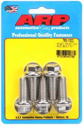 ARP M12 x 1.75 x 30 hex SS bolts - 765-1002