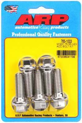 ARP M12 x 1.75 x 35 hex SS bolts - 765-1003