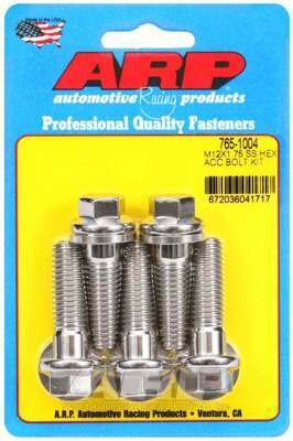ARP M12 x 1.75 x 40 hex SS bolts - 765-1004