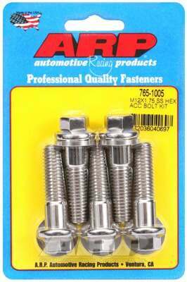 ARP M12 x 1.75 x 45 hex SS bolts - 765-1005