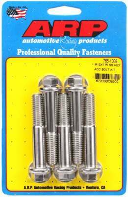 ARP M12 x 1.75 x 70 hex SS bolts - 765-1008