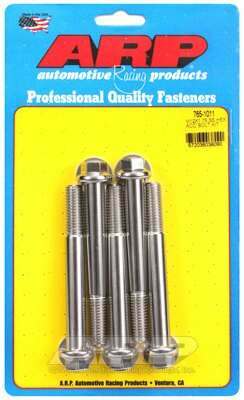 ARP M12 x 1.75 x 100 hex SS bolts - 765-1011