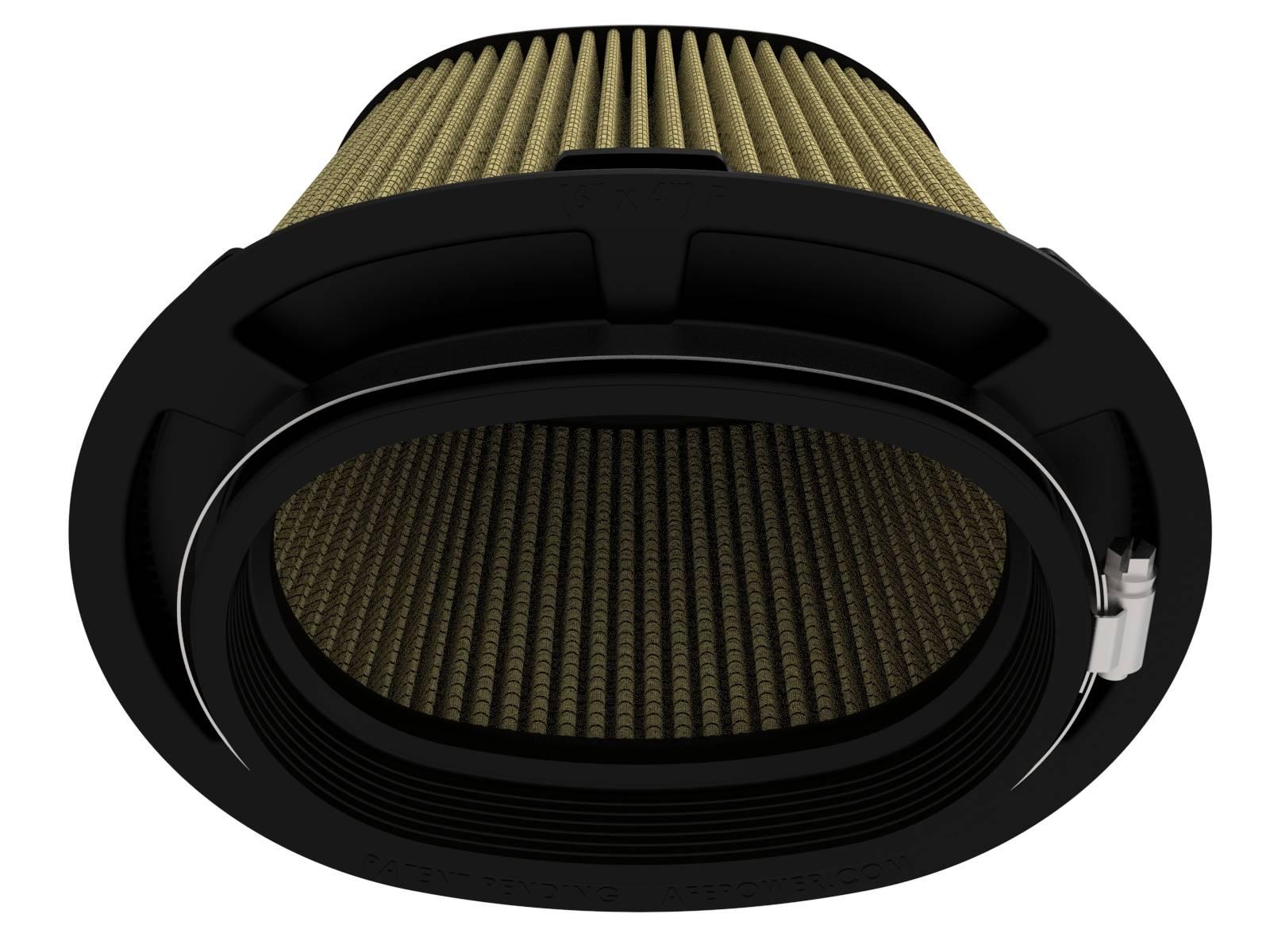 AFE Momentum Intake Replacement Air Filter w/ Pro GUARD 7 Media (6 x 4) IN F x (8-1/2 x 6-1/2) IN B x (7-1/4 x 5) IN T (Inverted) x 7-1/4 IN H - 20-91205G